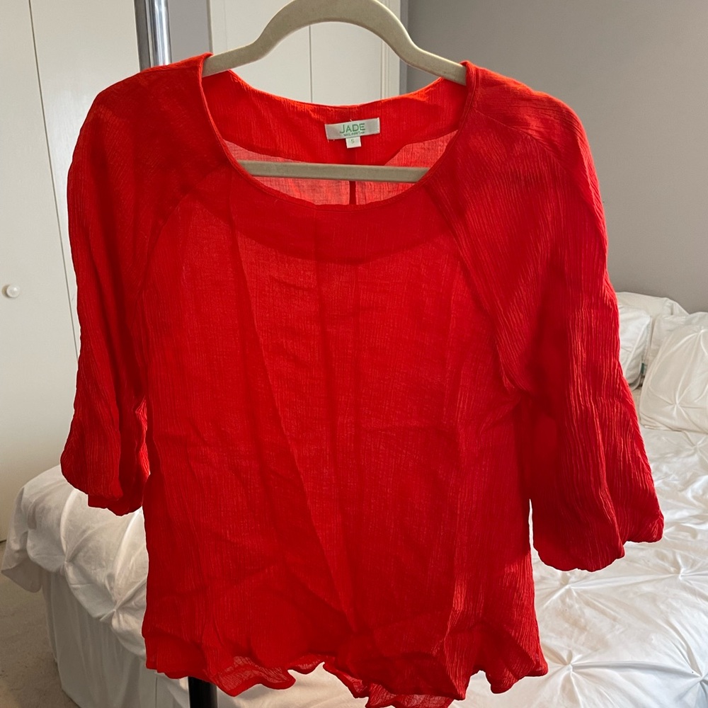 Jade Orange Top - Small